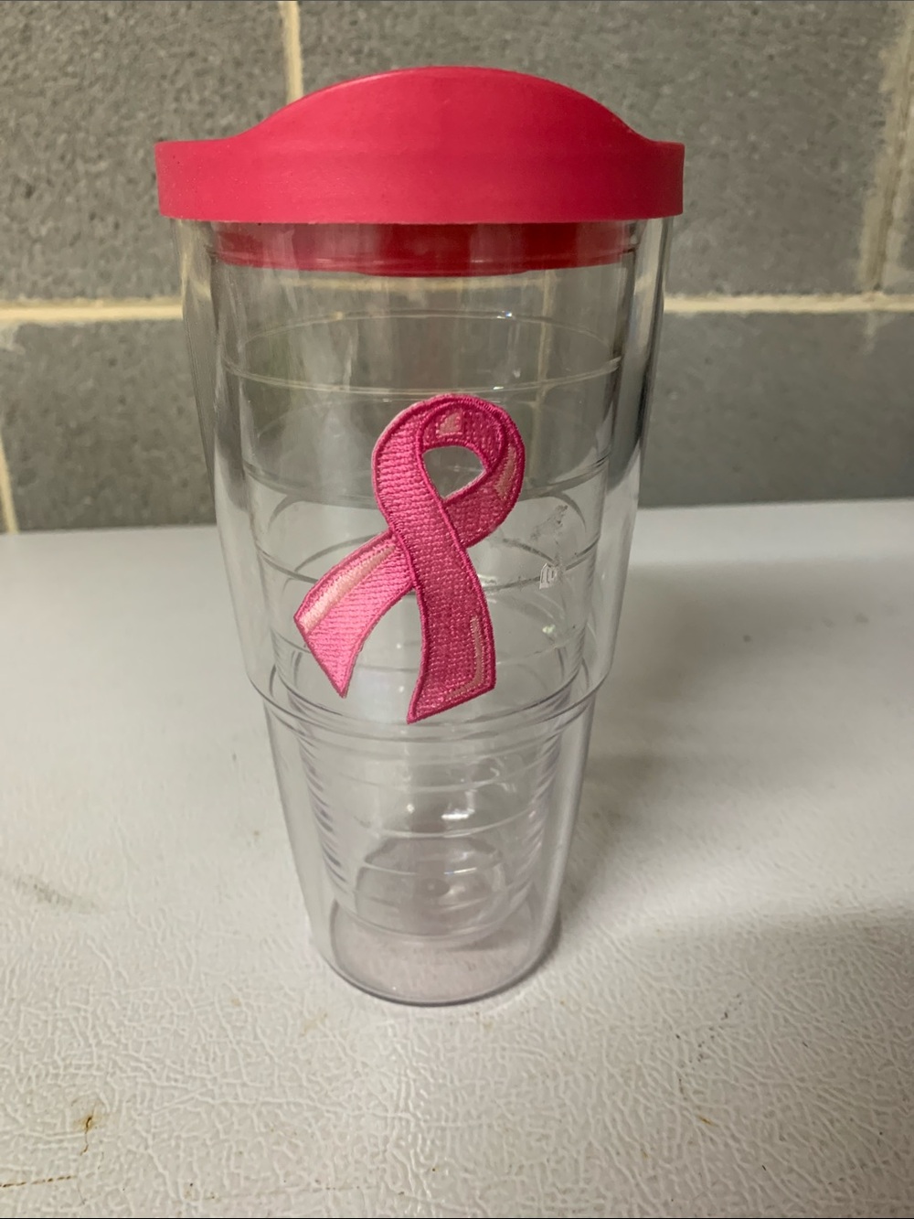 New 24 ounce tervis breast cancer awareness